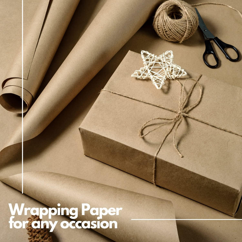 Plain Kraft Wrapping Paper